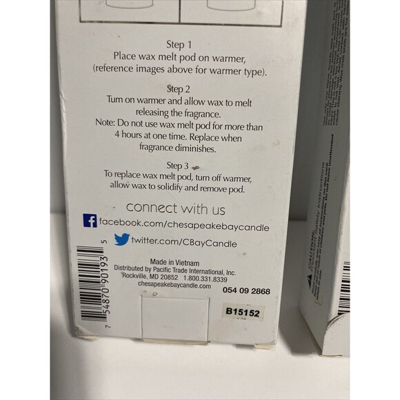 Chesapeake Bay Candle Home Scents Wax Melt pods NEW in box - Picture 8 of 11